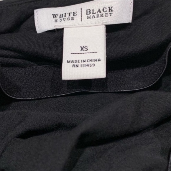 WHBM Black Halter Top with Chain Detail - Picture 6 of 6